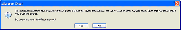 Excel 4.0 macro dialog