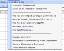 old Systems2win menu
