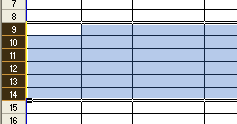 Select rows