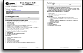 Kaizen team support roles template