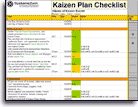 Kaizen Plan template