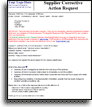 Corrective Action template