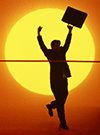victory at sunset