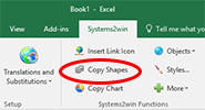Systems2win menu > Copy Shapes