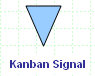 kanban signal symbol for value stream mapping