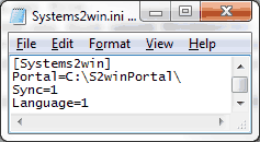 Systems2win.ini