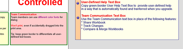 Team Communication Textbox