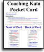 PDCA Coaching Kata Pocket Card