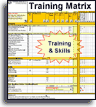Training Matrix template