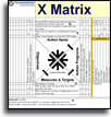 X matrix template spiral