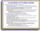 Ground Rules template